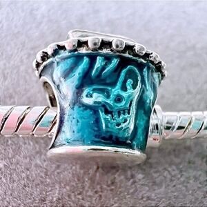 Skull Halloween‎ Charm fits PANDORA
